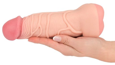 Nature Skin 2w1 Model Intymny TPE 22,1 cm Elastyczny Naturalny Nature Skin