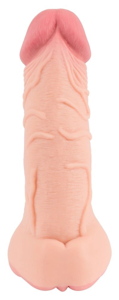 Nature Skin 2w1 Model Intymny TPE 22,1 cm Elastyczny Naturalny Nature Skin