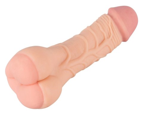 Nature Skin 2w1 - model anatomiczny z otworem, długość 21 cm, TPE Nature Skin