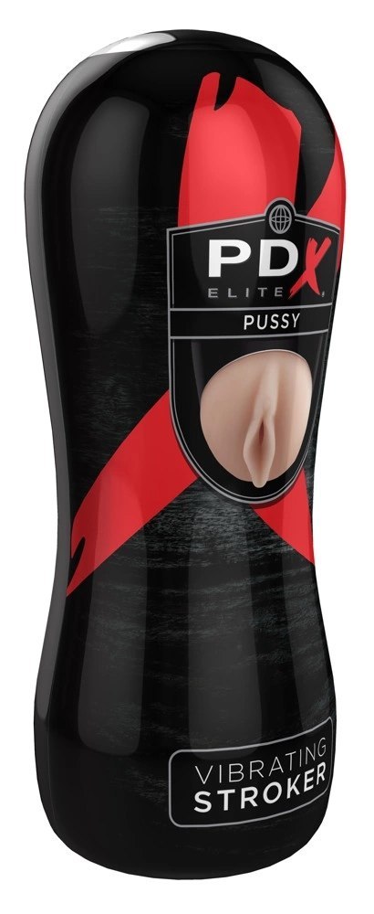 PDX Elite Vibrating Intimate System model z wymiennym rękawem 17,5 cm PDX