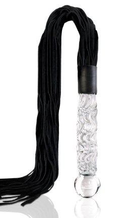 Pipedream Icicles No. 38 - szklany model z rączką i paskami, 63 cm Icicles