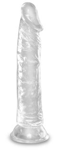 Pipedream King Cock Clear 20 cm - Przezroczysty model z przyssawką King Cock