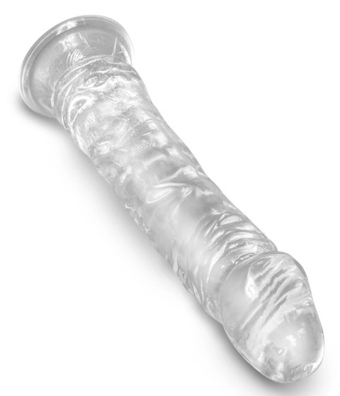 Pipedream King Cock Clear 20 cm - Przezroczysty model z przyssawką King Cock