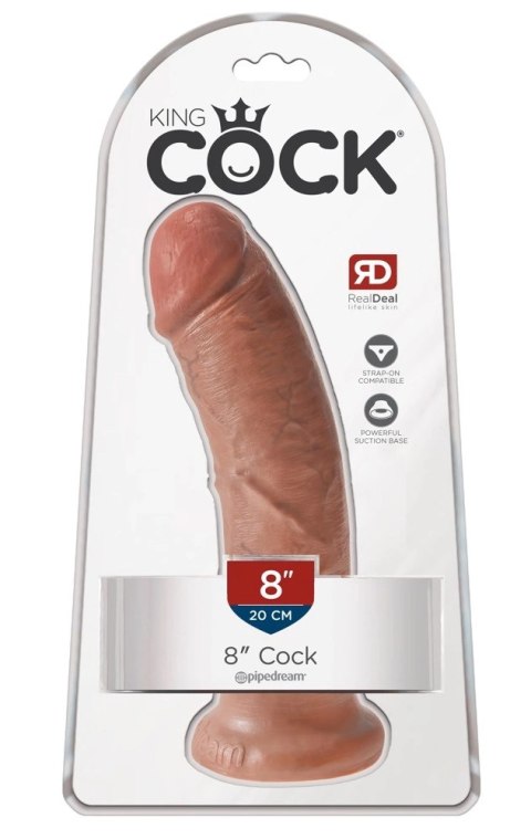 Pipedream King Cock model 20 cm z przyssawką jasny odcień skory King Cock