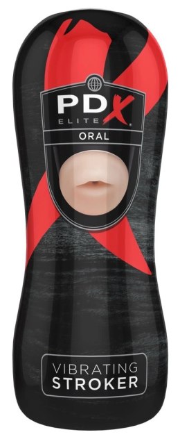 Pipedream PDX Elite Oral Vibrating Machine Intymna 17,5 cm ABS/TPR PDX