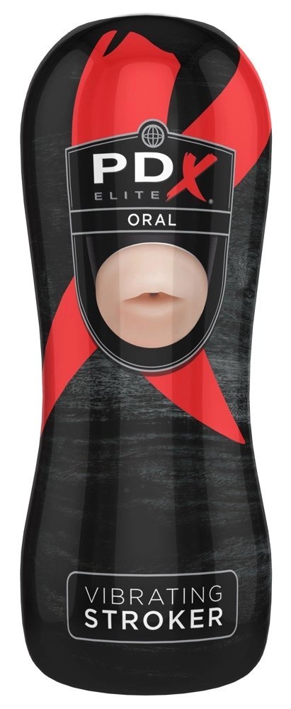 Pipedream PDX Elite Oral Vibrating Machine Intymna 17,5 cm ABS/TPR PDX