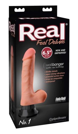 Pipedream Real Feel Deluxe 22 cm - naturalny model z powierzchnią żyłkowaną Real Feel