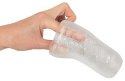 Stroker Speed przezroczysty model intymny kieszonkowy TPE 13 cm Stroker