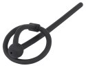 You2Toys Dylator z kulką i pierścieniem, silikonowy, czarny, 12 cm Penisplug