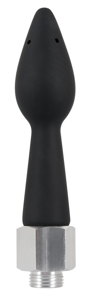 You2Toys Intymny aplikator z funkcją natrysku, silikonowy, czarny 16 cm You2Toys
