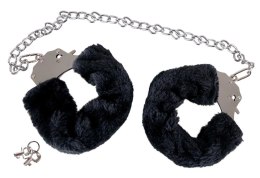 You2Toys Kajdanki Metalowe z Pluszowymi Osłonami 44cm Czarny You2Toys