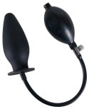 You2Toys Korek z pompką silikonowy czarny 11,5 cm powiększany You2Toys