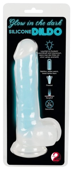 You2Toys Model Glow in the Dark silikonowy świecący 20,5 cm turkusowy You2Toys