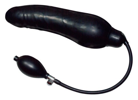 You2Toys Nadmuchiwany model intymny z pompką, czarny, lateks, 23 cm You2Toys