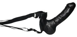 You2Toys Pasek biodrowy z elastycznym wkładem lateksowym 19 cm czarny You2Toys