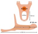You2Toys Pasek z silikonową nakładką średnią - przedłużenie 5 cm You2Toys
