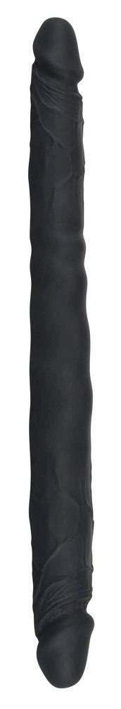 Bad Kitty Double Flex Silicone czarne podwojne narzędzie intymne 40 cm Bad Kitty