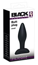 Black Velvets Korek Intymny Mały 9 cm Silikonowy Czarny Black Velvets