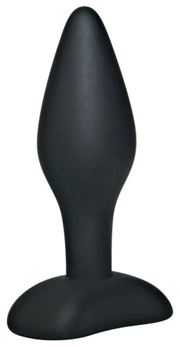 Black Velvets Korek Intymny Mały 9 cm Silikonowy Czarny Black Velvets