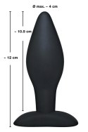 Black Velvets silikonowy korek anatomiczny 12 cm czarny Black Velvets