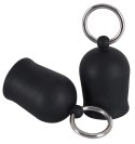 Black Velvets zestaw przyssawek anatomicznych do brodawek 2 szt. czarne Black Velvets