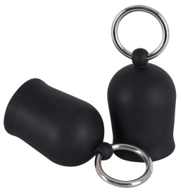 Black Velvets zestaw przyssawek anatomicznych do brodawek 2 szt. czarne Black Velvets