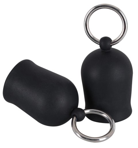 Black Velvets zestaw przyssawek anatomicznych do brodawek 2 szt. czarne Black Velvets