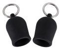 Black Velvets zestaw przyssawek anatomicznych do brodawek 2 szt. czarne Black Velvets