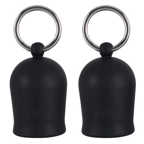 Black Velvets zestaw przyssawek anatomicznych do brodawek 2 szt. czarne Black Velvets