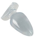 Crystal Przezroczysty Korek Anatomiczny 13 cm PVC stożkowy Crystal