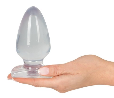 Crystal Przezroczysty Korek Anatomiczny 13 cm PVC stożkowy Crystal