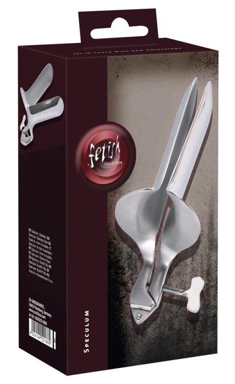 Fetish Collection wziernik ginekologiczny stalowy srebrny 10,5 cm Fetish Collection