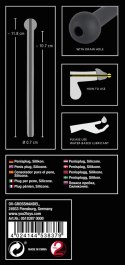 Mystim Dilator Black Ball silikonowy ekspander anatomiczny 11,8 cm Penisplug