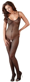 NO:XQSE Kombinezon Przezroczysty Bez Krocza M/L Czarny Siatka NO:XQSE