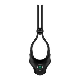 Nexus Forge Czarny Regulowany Pierścień Wibrujący Silikonowy USB Nexus
