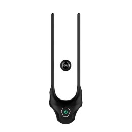 Nexus Forge Czarny Regulowany Pierścień Wibrujący Silikonowy USB Nexus