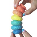 Ohnut Classic - Zestaw 4 Miękkich Regulowanych Pierścieni Kolorowych Ohnut