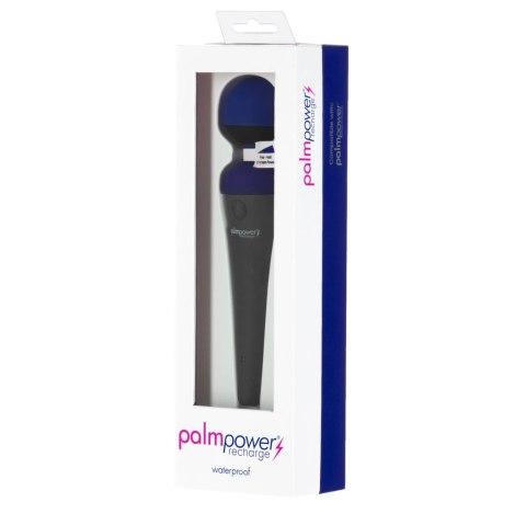 PalmPower Recharge masażer rożdżka z ruchomą głowką niebieski IPX7 PalmPower