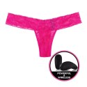 Secrets Stringi Queen Size z bezprzewodowym systemem wibracyjnym, rożowe Secrets Vibrating Panties