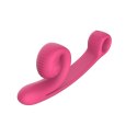 Snail Vibe Curve podwojny stymulator punktu G rożowy, 2 silniki, silikon Snail Vibe