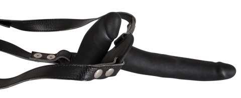 You2Toys Double Strap-On System silikonowy czarny regulowany You2Toys