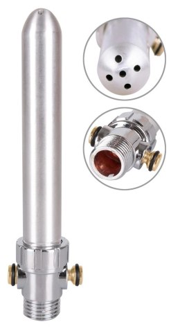 You2Toys Metalowa gruszka do higieny intymnej z zaworem 15,5 cm srebrna You2Toys