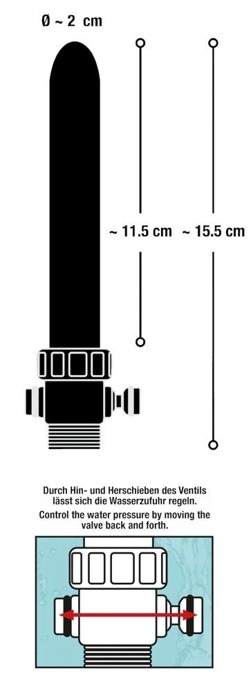 You2Toys Metalowa gruszka do higieny intymnej z zaworem 15,5 cm srebrna You2Toys
