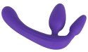You2Toys Strapless Strap-On Fioletowy - System Intymny z 3 Wtyczkami, 20 cm Strapless Strap-On