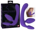 You2Toys Strapless Strap-On Fioletowy - System Intymny z 3 Wtyczkami, 20 cm Strapless Strap-On