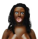 You2Toys Tyra lalka pneumatyczna 152 cm ciemna karnacja 3D twarz You2Toys