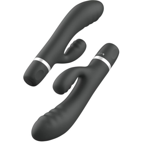 B Swish Bwild Classic Wave Black - silikonowy model z podwojnym systemem wibracji B Swish