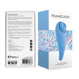 FeelzToys FemmeGasm Tapping & Tickling Vibrator turkusowy 6 trybow FeelzToys