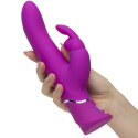 Happy Rabbit Curve Power Motion Fioletowy - Silikonowy model z funkcją ruchu Happy Rabbit
