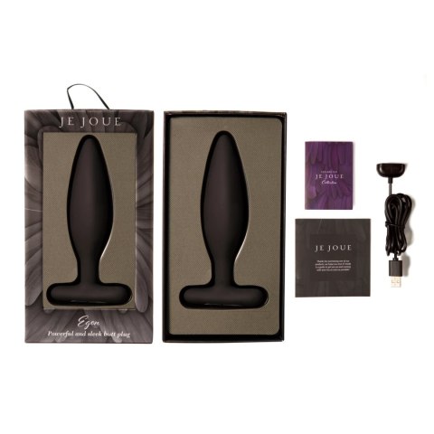 Je Joue Egon Czarny - Plug zdalnie sterowany, silikon medyczny, 135 mm Je Joue